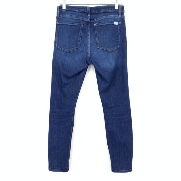 7 For All Mankind Jen7 Ankle Skinny Jeans Womens Sz 6 Medium Wash Stretch Denim - Picture 2 of 8
